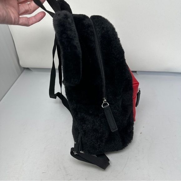 Mickey Mouse x Bioworld Disney Soft Furry Backpack Bookbag‎ with Mouse Ears GUC main image 6